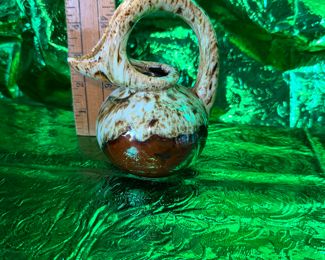 5 Inch Drip Pottery Pitcher $14.00