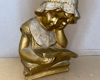 Ceramic Girl Reading 11 inches tall $10.00