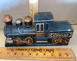 Ceramic Train Bank $5.00 (has a chip)