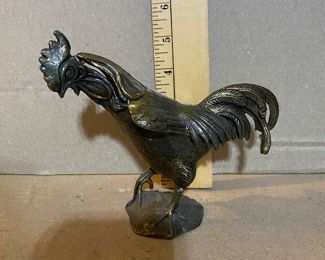 Metal Chicken Trinket Box $6.00