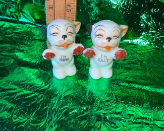 Bonzo Cat Salt and Pepper $5.00