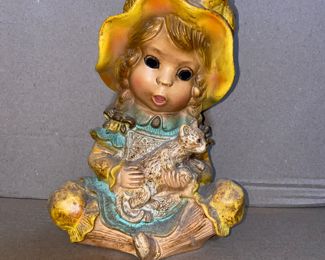 Universal Statuary Girl with Dog $8.00