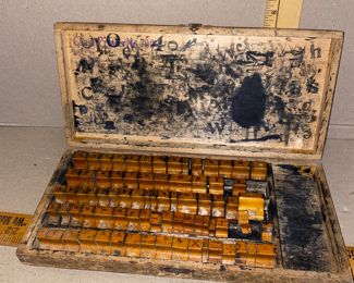 Rubber Stamps in Box $10.00