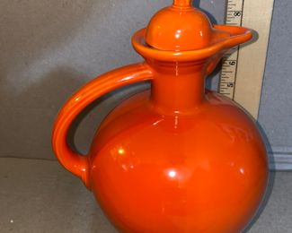 Fiesta Orange Pitcher Carafe with Lid $60.00