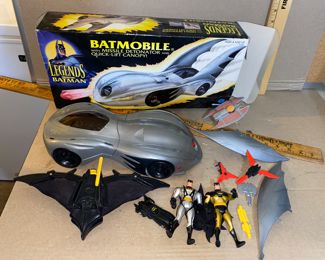 Batmobile Legends with extras $22.00