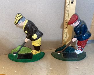 Golfing Bookends $10.00