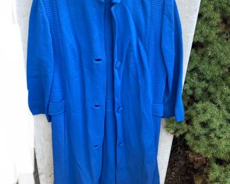 International Imports Size 14 100% Wool Jacket and Short Sleeve Dress $15.00