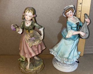 2 Andrea by Sadek 8 inch Figurines $12.00