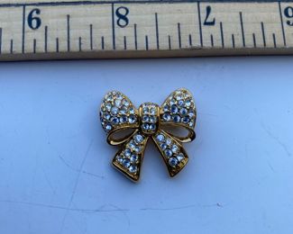 Swarovski Bow Pin $12.00