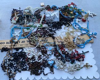Rosaries Some are Complete and some are Parts all $34.00 