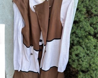 Two Piece Dress and Sleeveless Jacket $15.00