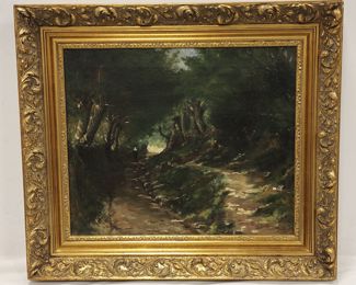 FRANCIS HENRY RICHARDSON (1859-1934 AMERICAN) OIL ON CANVAS