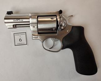 RUGER GP 100 STAINLESS REVOLVER, 3" BARREL, IN .44 SPL CALIBER