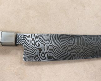 DAMASCUS BLADE CHEF'S KNIFE: 8" Doyle Custom Knives