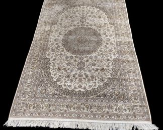 HEREKE HAND MADE RUG. SILK ON SILK