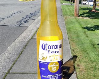  INFLATABLE CORONA BOTTLE. 6 FEET TALL
