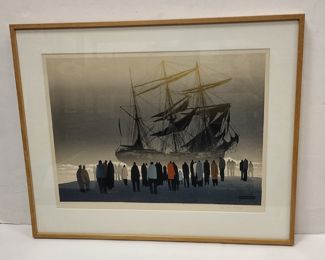 ELTON BENNETT "THE SEA HOSTAGE" SILKSCREEN PRINT