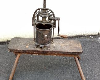 ENTERPRISE MFG CO SAUSAGE MAKER PRESS