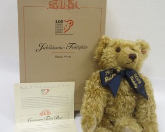 STEIFF 100 YEAR TEDDY BEAR