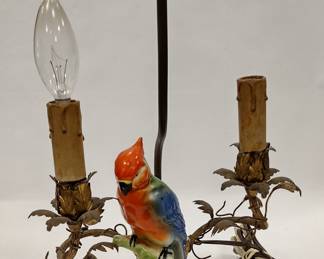 1930'S TO 40'S BIRD LAMP
