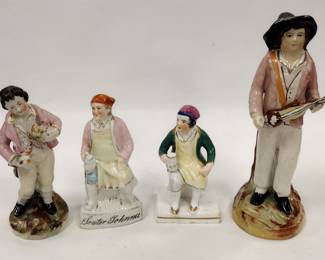 AS SEEN ANTIQUE STAFFORDSHIRE FIGURES