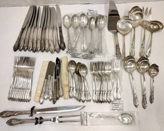 LARGE SET OF STERLING FLATWARE