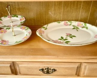 Dessert Rose serving pieces by Franciscan