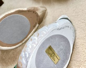 Bottom view of ducks