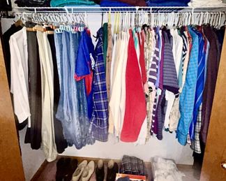 Men's clothing, shoes