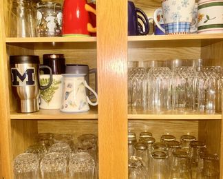Misc. mugs, glasses