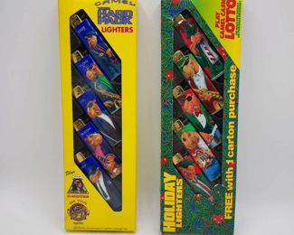 2 Packs of Camel Cigarette Lighters