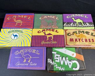 Camel Cigarette 1000 Match Box Lot