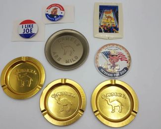 Group of Camel Cigarette Collectibles
