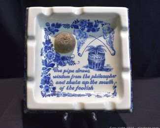 Pipe Ashtray by Delfts Blauw Zenith Gouda