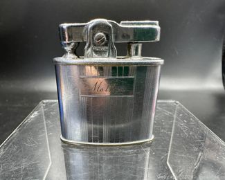 Ronson Cigarette Lighter Engraved with Mother on Front and September 21 1942 25th Anniversary from Ted on Back