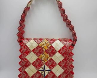 Unique Purse Made from Cigarette Pack Wrappers
