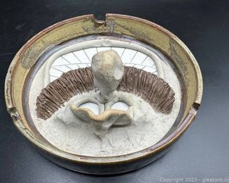 Unique Handmade Pottery Ashtray