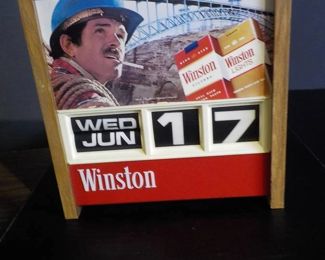 Vintage Winston Logo 1981 Advertising Calendar