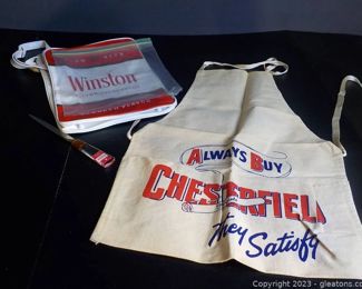 Winston Salem Logo Shoulder Bag Chesterfield Apron Winston Letter Opener