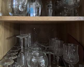 Glasses and bar ware