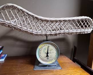 Vintage baby scale