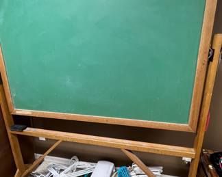 Large swivel chalkboard