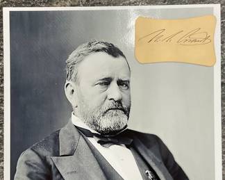 Ulysses S. Grant Autograph Signature & Photograph.