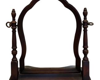 Antique table-top tilting mirror.