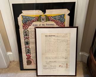 Civil War memorabilia / collectibles.