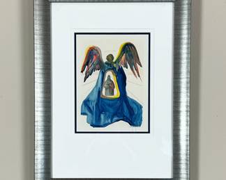 Original woodblock engraving by Salvador Dalí­ - PURGATORY CANTO 33 from The Divine Comedy, 1963-64.