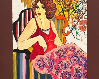 Original Patricia Govezensky (Israel, b.1961) Painting.