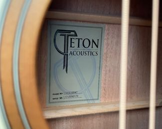 Teton acoustic guitar, never used