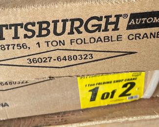 Pittsburg foldable automotive crane