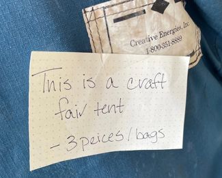 Craft fair tent
